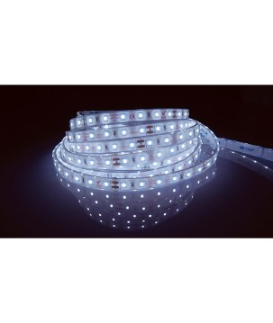 FULLWAT - MKT-2835-DY-HWX. LED-Streifen  speziell für lebensmittel. 6500K - Bläuliches Weiß - 24Vdc - 960 Lm/m - IP67