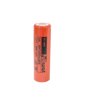 FULLWAT - NH1600AABFR. Ni-MH cylindrical rechargeable battery. AA model . 1,2Vdc / 1,600Ah