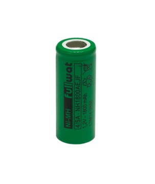 FULLWAT - NH1800AEJF. Ni-MH cylindrical rechargeable battery. 4/5A model . 1,2Vdc / 1,800Ah
