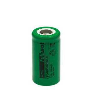FULLWAT - NH3300SCJF. Bateria recarregável em formato  cilíndrica de Ni-MH. Modelo SC . 1,2Vdc / 3,300Ah