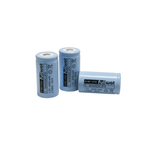 FULLWAT - NH4000CJFH. Ni-MH cylindrical rechargeable battery. C model . 1,2Vdc / 4Ah