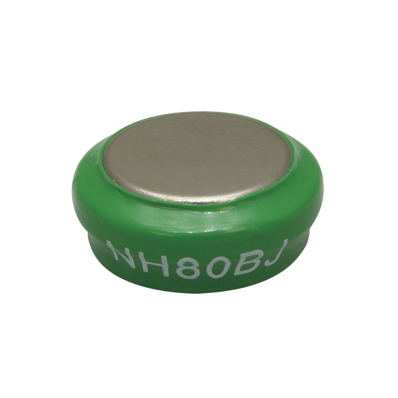 FULLWAT - NH80BJ. Ni-MH button rechargeable battery. 1,2Vdc / 0,080Ah