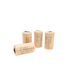 FULLWAT - NH9500DBFRP. Ni-MH cylindrical rechargeable battery. D model . 1,2Vdc / 9,500Ah