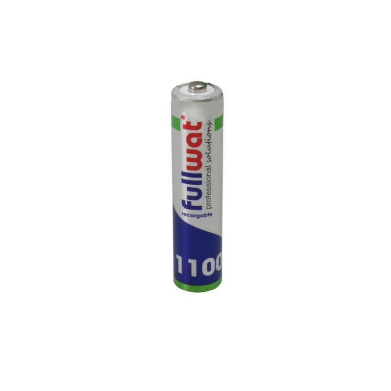 FULLWAT - NHE1100AAAFTB. Bateria recarregável em formato  cilíndrica de Ni-MH. Modelo AAA. 1,2Vdc / 1,100Ah