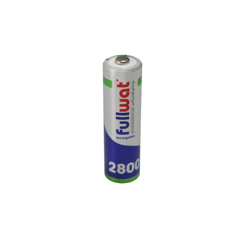 FULLWAT - NHE2800AAFTB. Batería recargable cilíndrica de Ni-MH. Modelo AA. 1,2Vdc / 2,800Ah