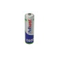 FULLWAT - NHE2800AAFTB. Ni-MH cylindrical rechargeable battery. AA model . 1,2Vdc / 2,800Ah