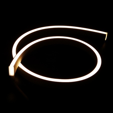 FULLWAT - NL-1120HL-BC.Neon LED flessibile horizontal con  rettangolaredi 11x20mm.  Bianco caldo - 240 Lm/m