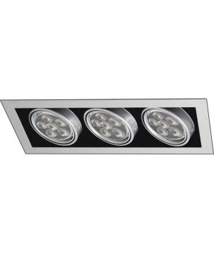 FULLWAT - THECA-3A. Recessed fixture for 3 AR111 bulb(s).