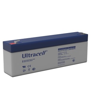 ULTRACELL - UL2.4-12. Batería recargable de Plomo ácido de tecnología AGM-VRLA. Serie UL. 12Vdc / 2,4Ah