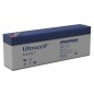 ULTRACELL - UL2.4-12. Wiederaufladbare Blei-Säure Batterie der Technik AGM-VRLA. Serie UL. 12Vdc / 2,4Ah