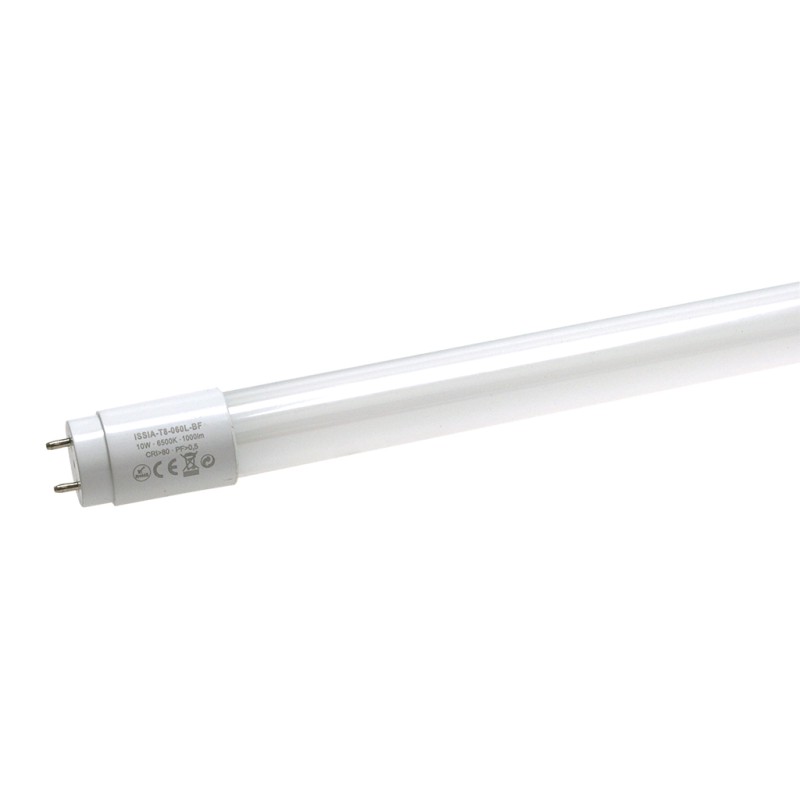FULLWAT - ISSIA-T8-060L-BN. Tubo de LED T8 de 600mm para iluminación de 10W - 4000K - 1000Lm - 220 ~ 240 Vac
