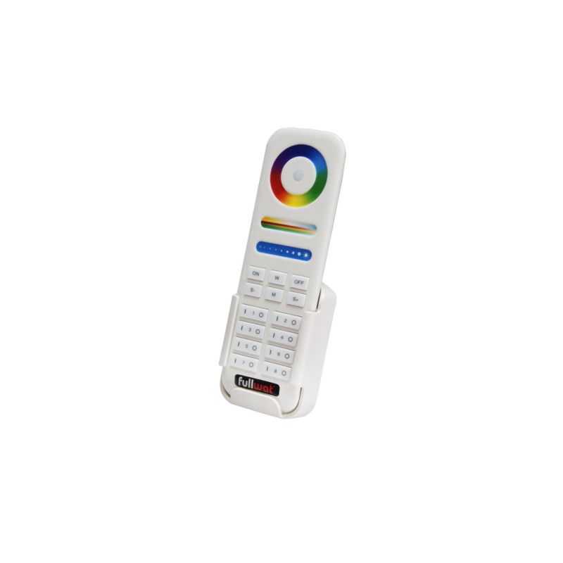 FULLWAT - LENNY-MD-089B.  Telecomando  di colore  bianco per 8 zone(i). DIM | CCT | RGB | RGBW | RGBWW