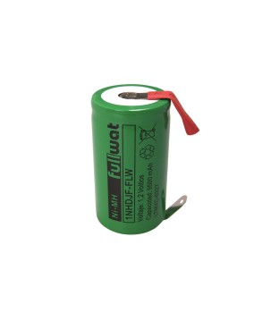 FULLWAT - 1NHDJF-FLW. Bateria recarregável em formato  cilíndrica de Ni-MH. Modelo D. 1,2Vdc / 9,5Ah