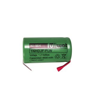 FULLWAT - 1NHDJF-FLW. Bateria recarregável em formato  cilíndrica de Ni-MH. Modelo D. 1,2Vdc / 9,5Ah