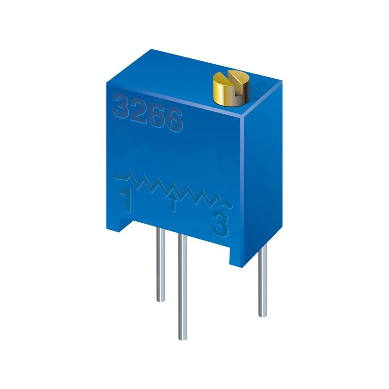 TRIMMER - 3266W104. Potentiometer líneal multivuelta of 0,25W  and 100KΩ