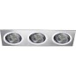 FULLWAT - ACTIO-3A. Recessed fixture for 3 GU10 bulb(s).