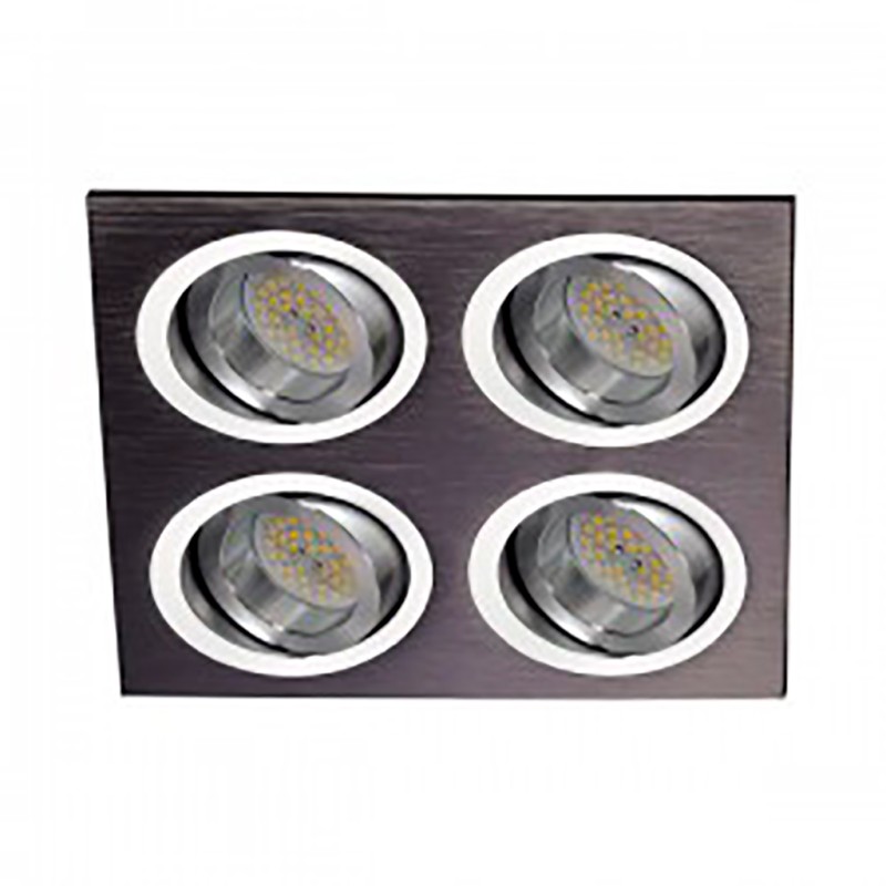 FULLWAT - ACTIO-4N. Recessed fixture for 4 GU10 bulb(s).